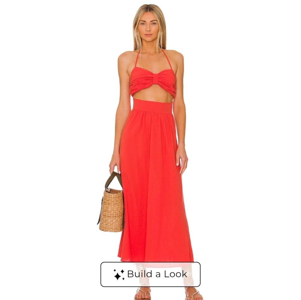 SNDYS Red Two-Piece Dress